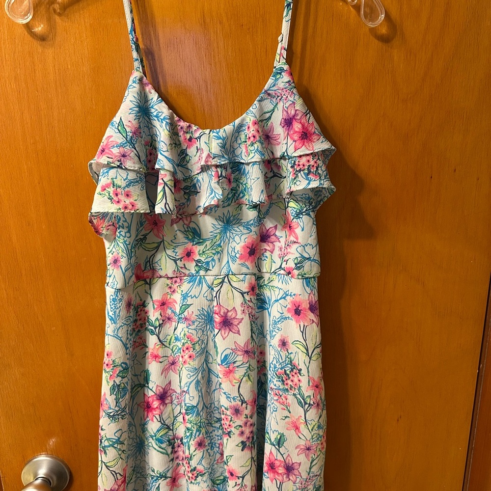 Floral Ruffle Romper
